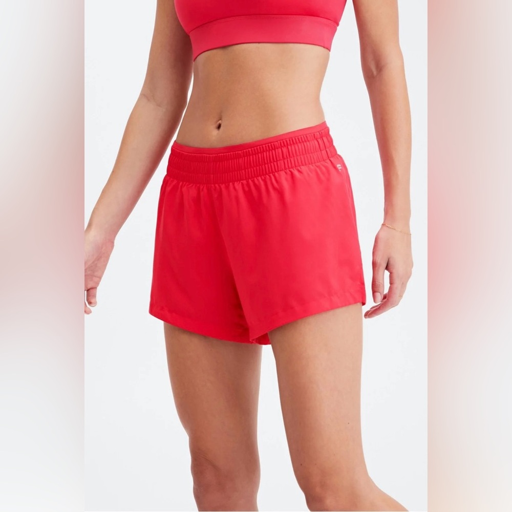 Fabletics Breathe Mid-Rise Run Short‎ women’s pink size 2XL shorts